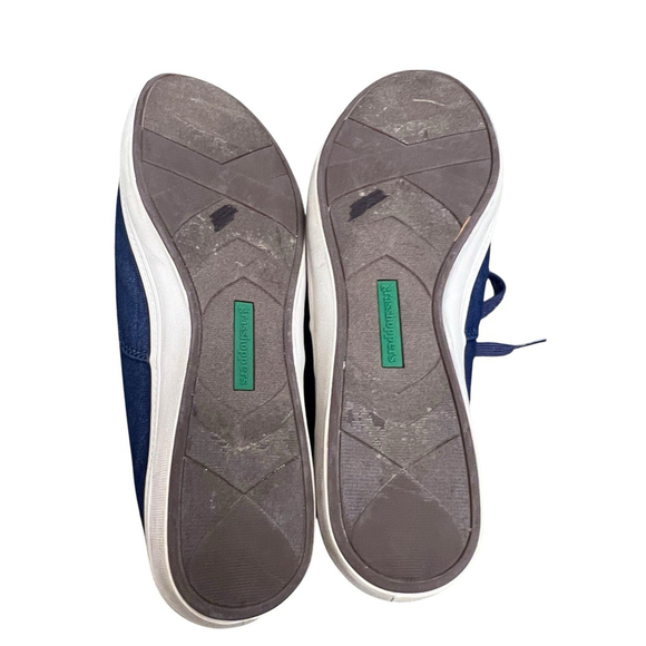 Grasshoppers Ortholite Navy Blue Canvas Sneakers Size 11M Comfort Walking Shoes - Picture 6 of 6